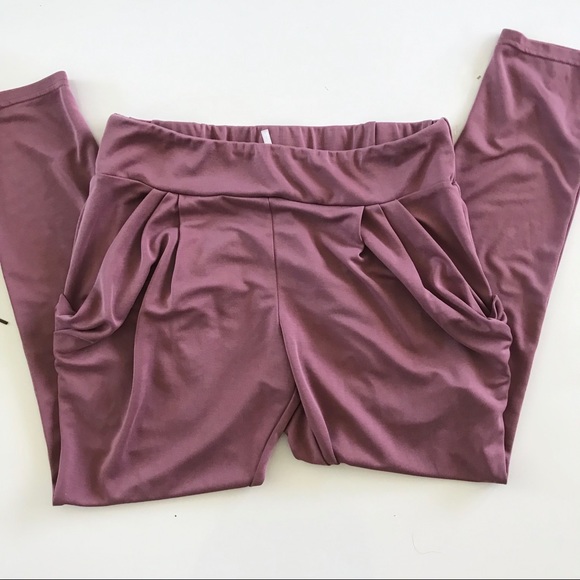 Free People drapey pocket pants dusty pink Small - Picture 4 of 7